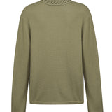 Sweater Algodón Orgánico Mujer Angelonia Verde Rockford