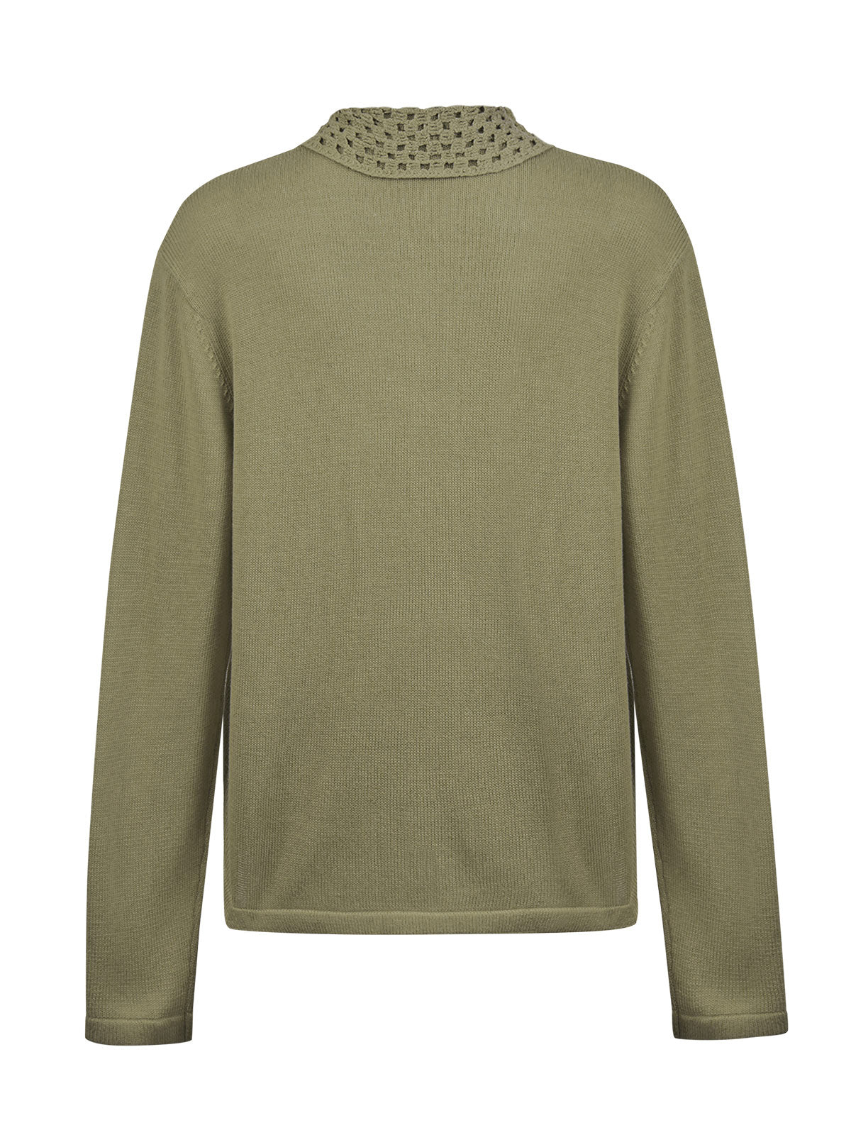 Sweater Algodón Orgánico Mujer Angelonia Verde Rockford