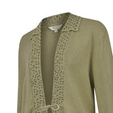 Sweater Algodón Orgánico Mujer Angelonia Verde Rockford