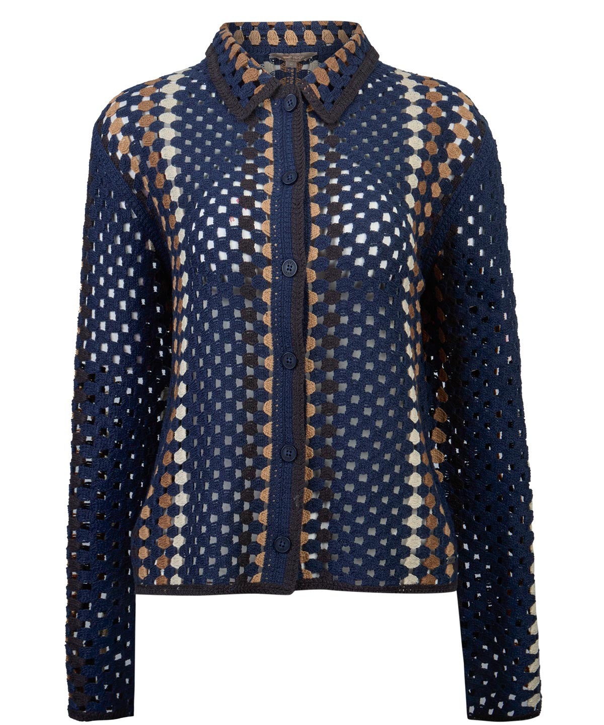 Sweater Algodón Orgánico Mujer Barely Azul Rockford