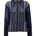 Sweater Algodón Orgánico Mujer Barely Azul Rockford