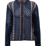 Sweater Algodón Orgánico Mujer Barely Azul Rockford