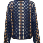 Sweater Algodón Orgánico Mujer Barely Azul Rockford