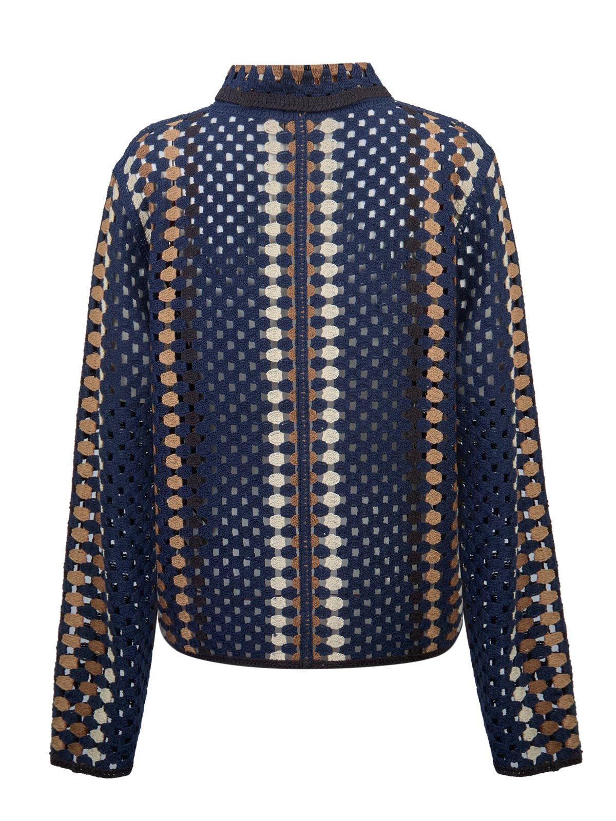 Sweater Algodón Orgánico Mujer Barely Azul Rockford