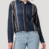 Sweater Algodón Orgánico Mujer Barely Azul Rockford