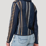 Sweater Algodón Orgánico Mujer Barely Azul Rockford