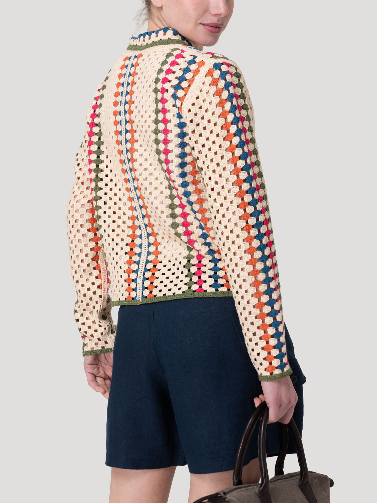 Sweater Algodón Orgánico Mujer Barely Verde Rockford