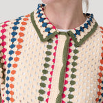 Sweater Algodón Orgánico Mujer Barely Verde Rockford