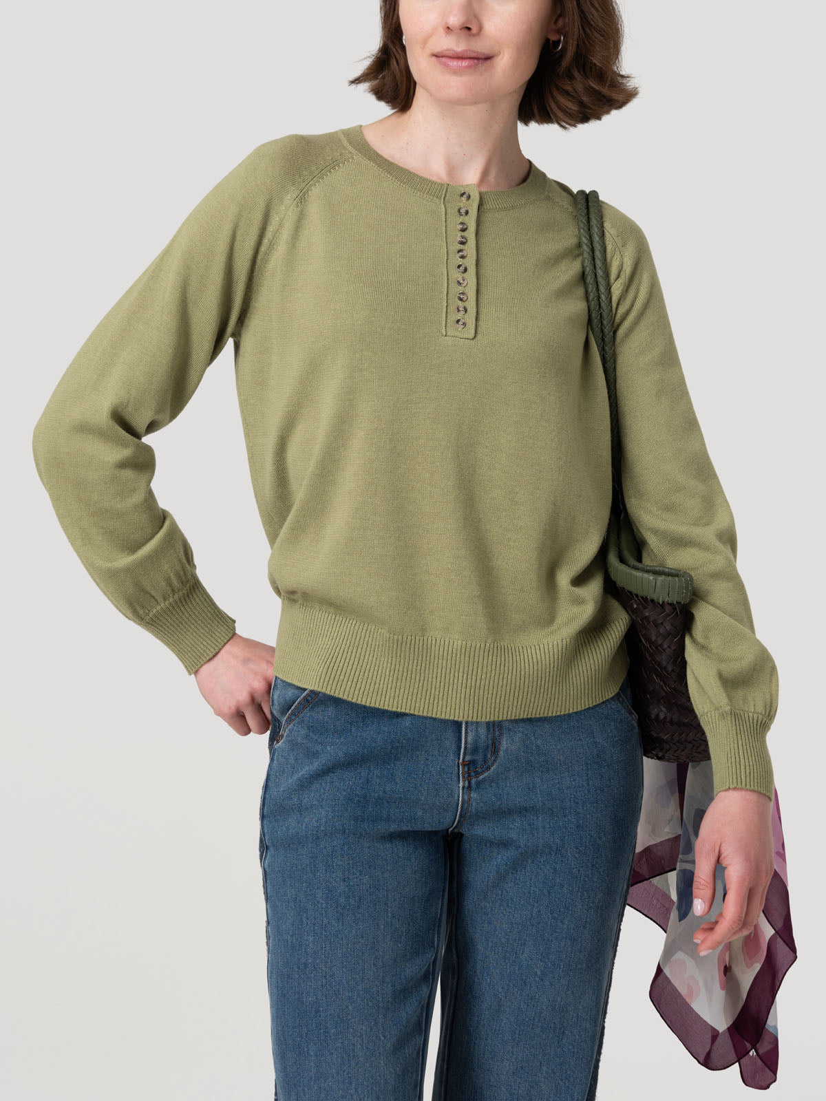 Sweater Poliéster Mujer Omaha Verde Rockford