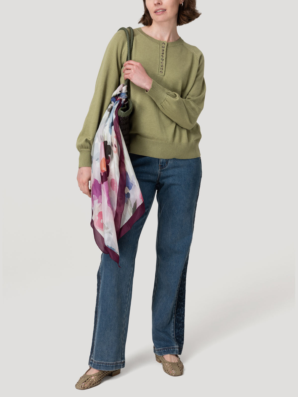 Sweater Poliéster Mujer Omaha Verde Rockford