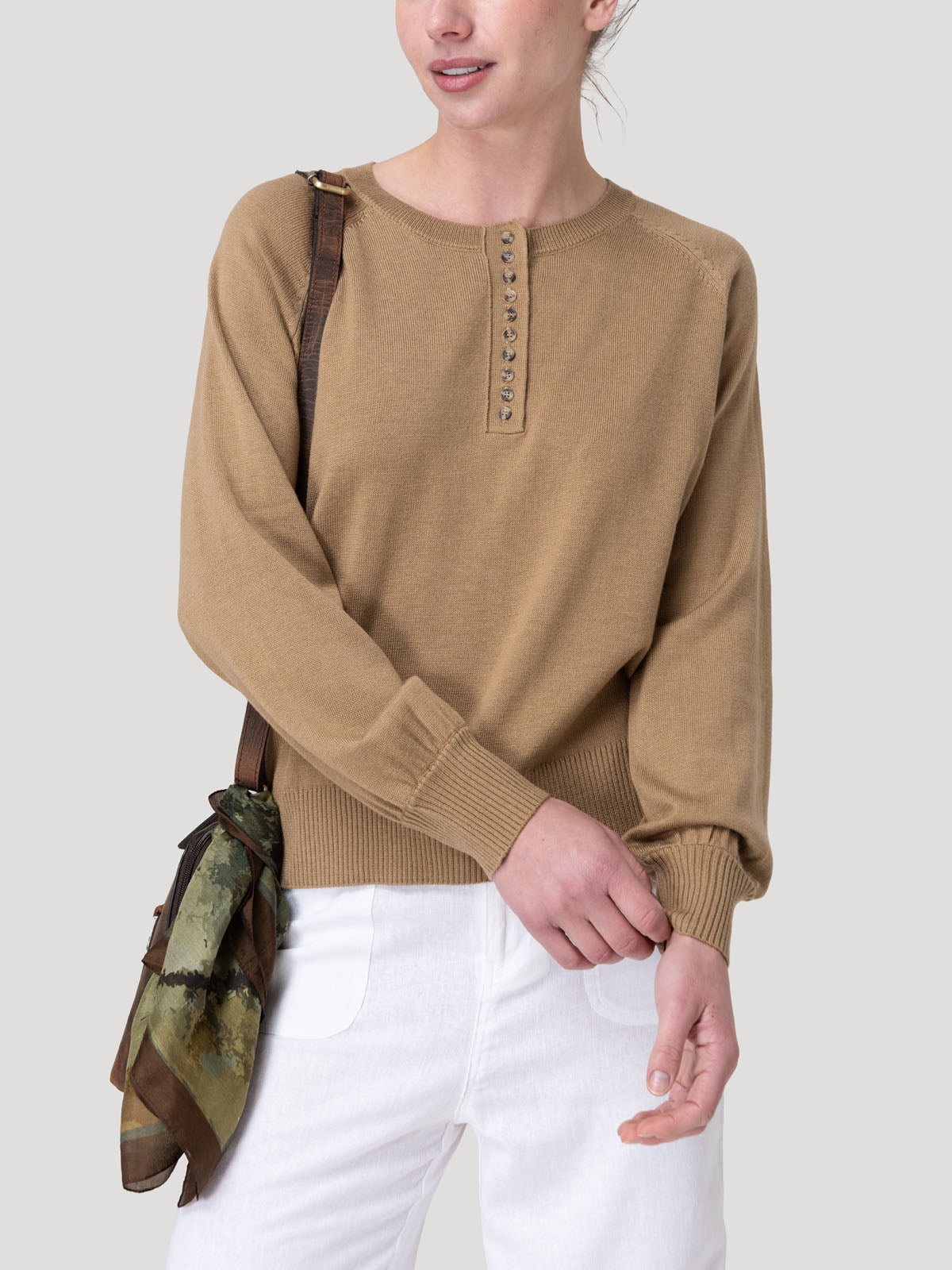 Sweater Poliéster Mujer Omaha Café Rockford