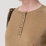Sweater Poliéster Mujer Omaha Café Rockford