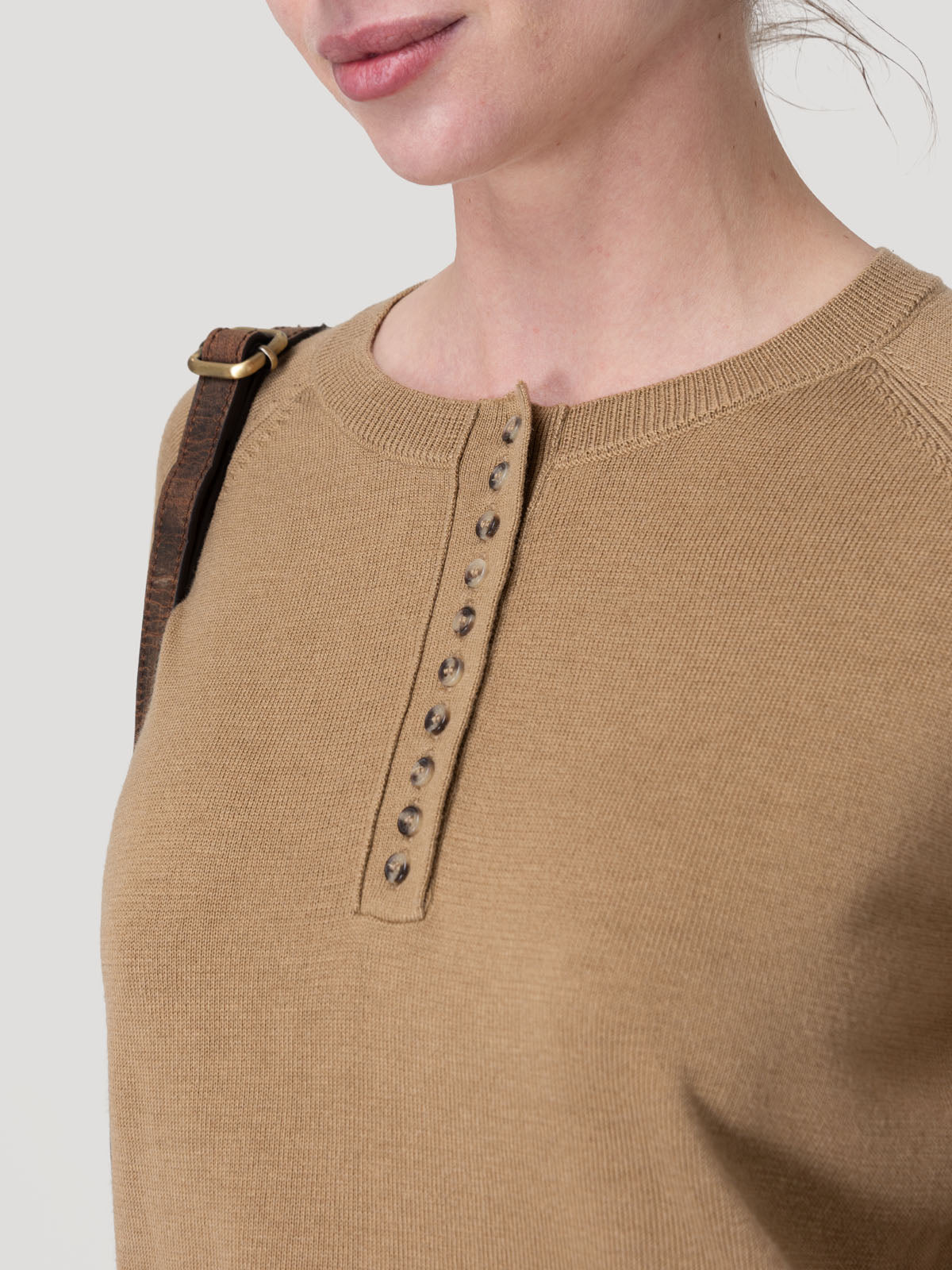 Sweater Poliéster Mujer Omaha Café Rockford