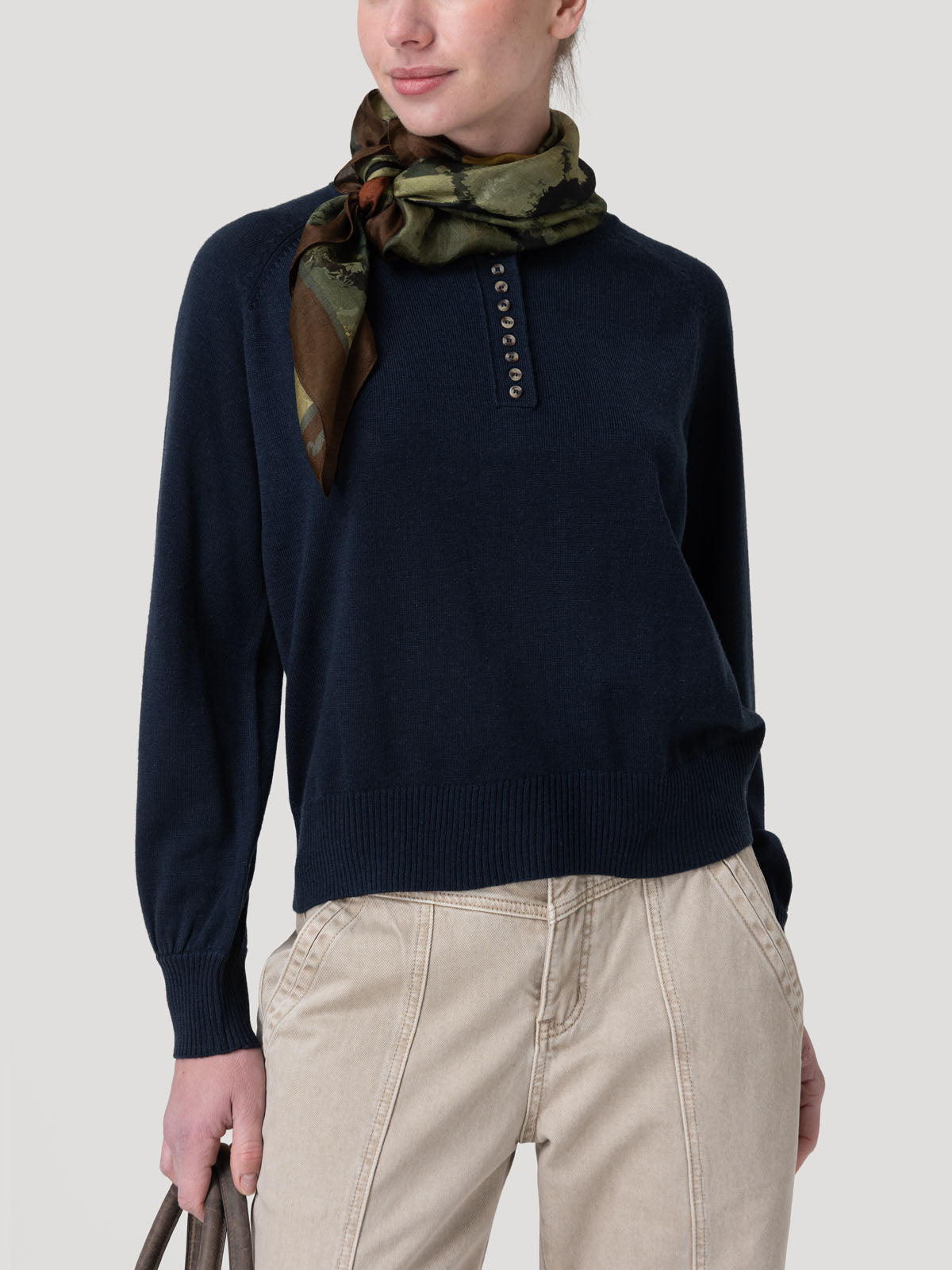 Sweater Poliéster Mujer Omaha Azul Rockford
