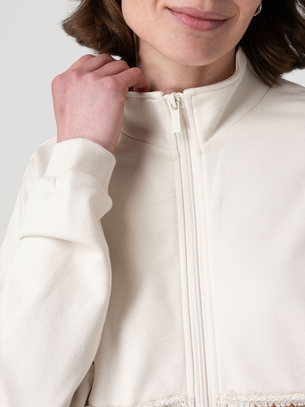 Polerón Algodón Orgánico Mujer Quira Beige Rockford