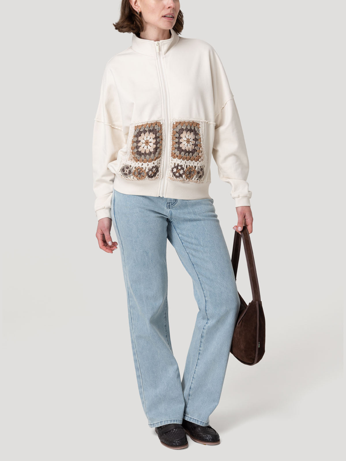 Polerón Algodón Orgánico Mujer Quira Beige Rockford