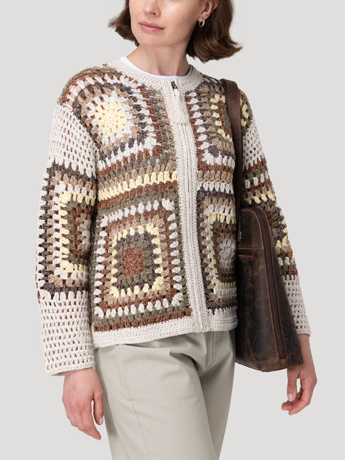 Sweater Algodón Orgánico Mujer Luniva Beige Rockford