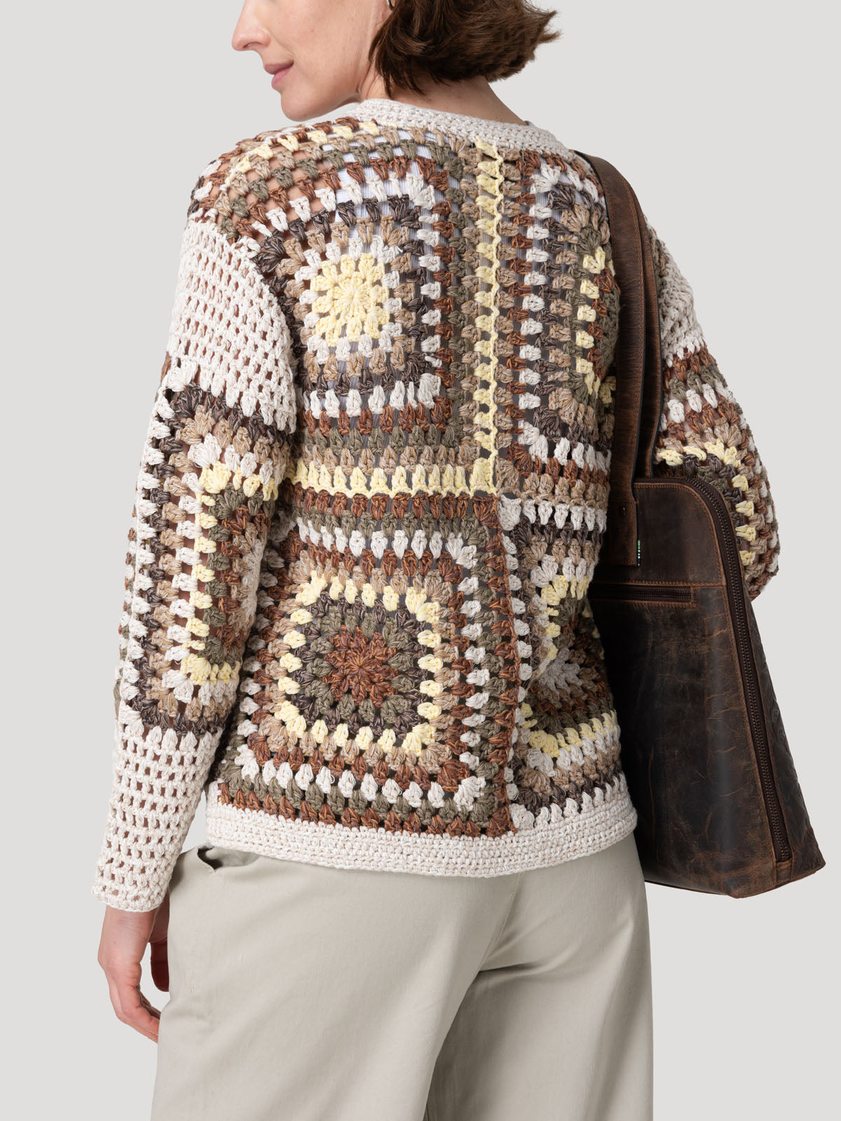 Sweater Algodón Orgánico Mujer Luniva Beige Rockford