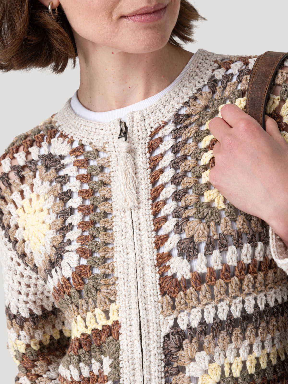 Sweater Algodón Orgánico Mujer Luniva Beige Rockford