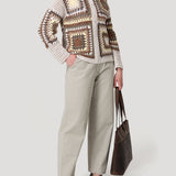 Sweater Algodón Orgánico Mujer Luniva Beige Rockford