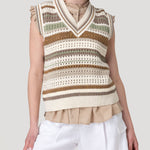 Sweater Algodón Orgánico Mujer Misuri Beige Rockford