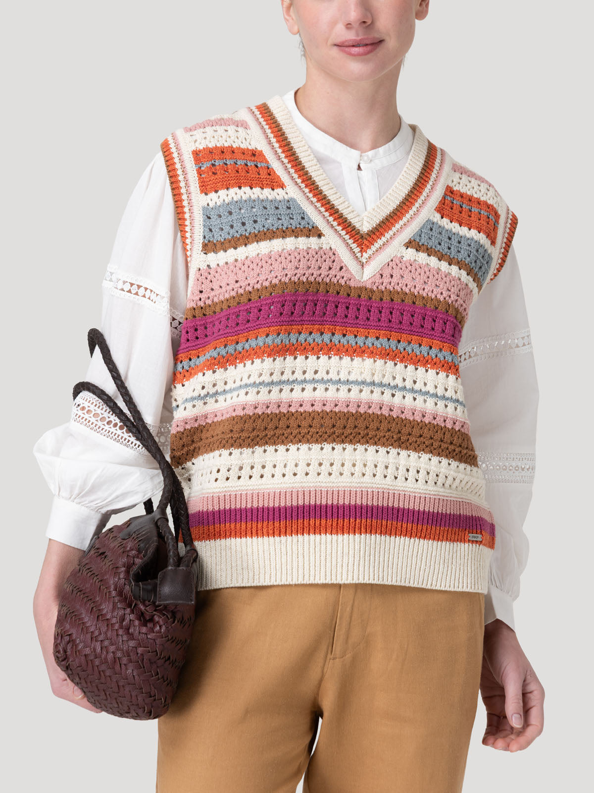 Sweater Algodón Orgánico Mujer Misuri Rojo Rockford