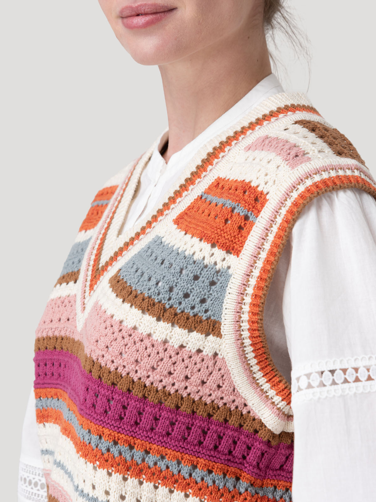 Sweater Algodón Orgánico Mujer Misuri Rojo Rockford