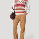 Sweater Algodón Orgánico Mujer Misuri Rojo Rockford