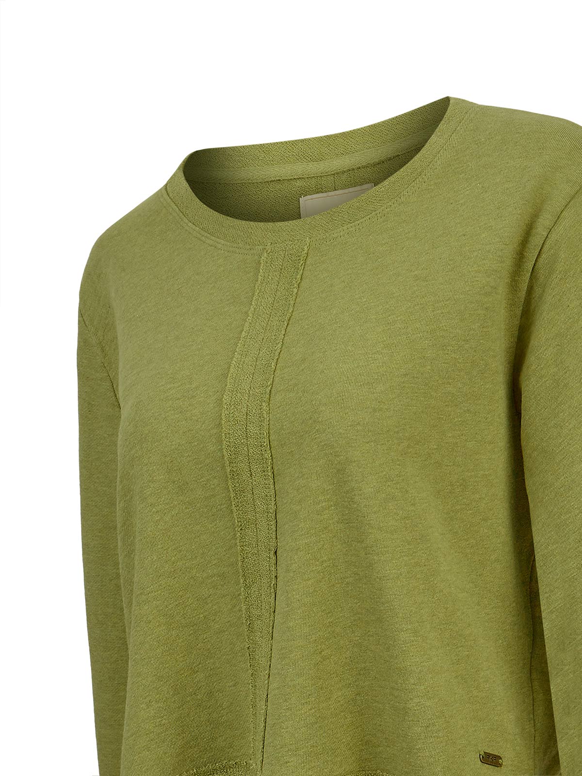 Polerón Algodón Orgánico Mujer Lina Verde Rockford