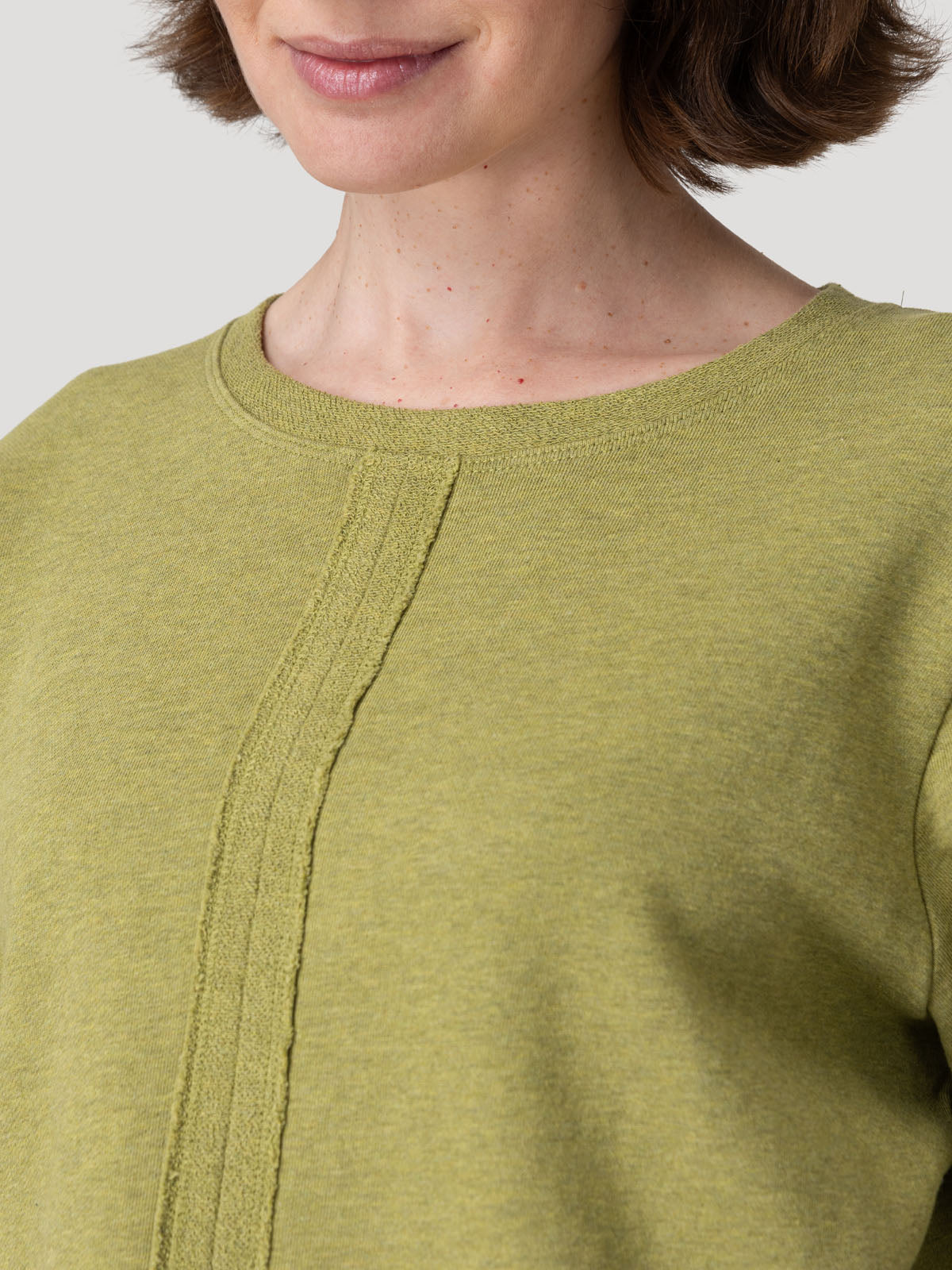 Polerón Algodón Orgánico Mujer Lina Verde Rockford