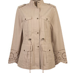 Chaqueta Algodón Orgánico Mujer Desert Café Rockford