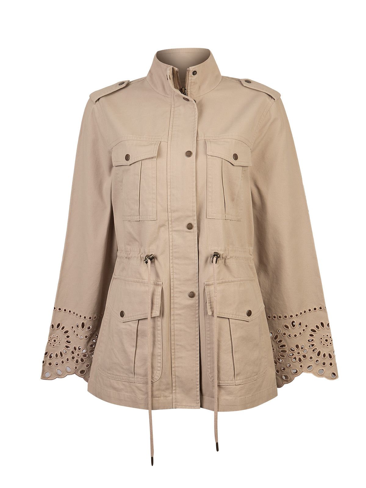 Chaqueta Algodón Orgánico Mujer Desert Café Rockford