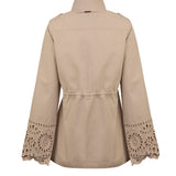 Chaqueta Algodón Orgánico Mujer Desert Café Rockford