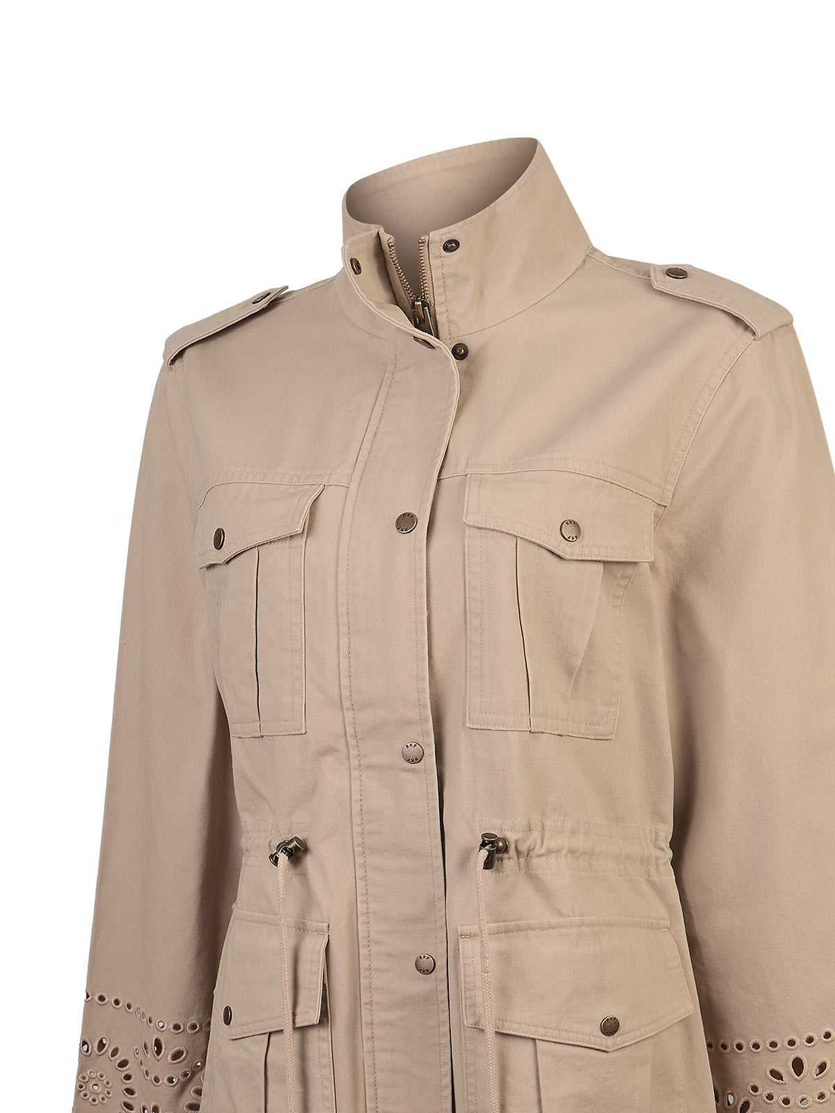 Chaqueta Algodón Orgánico Mujer Desert Café Rockford