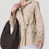 Chaqueta Algodón Orgánico Mujer Desert Café Rockford