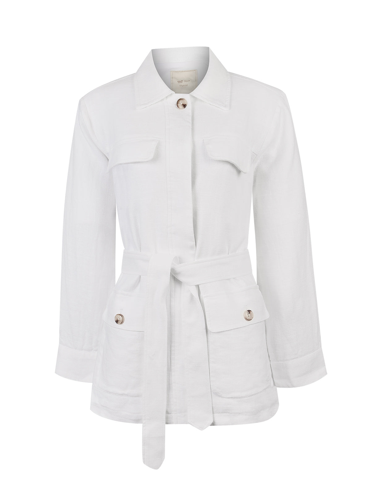 Chaqueta Lino Mujer Juniper Blanco Rockford