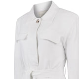 Chaqueta Lino Mujer Juniper Blanco Rockford