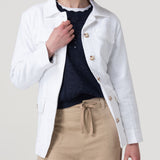 Chaqueta Lino Mujer Juniper Blanco Rockford