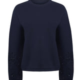 Polerón Algodón Orgánico Mujer Zenya Azul Rockford