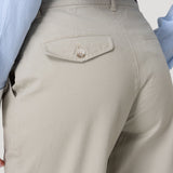 Pantalón Algodón Orgánico Mujer Moani Beige Rockford