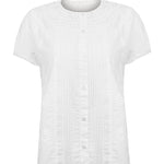 Blusa Algodón Orgánico Mujer Bali Blanco Rockford
