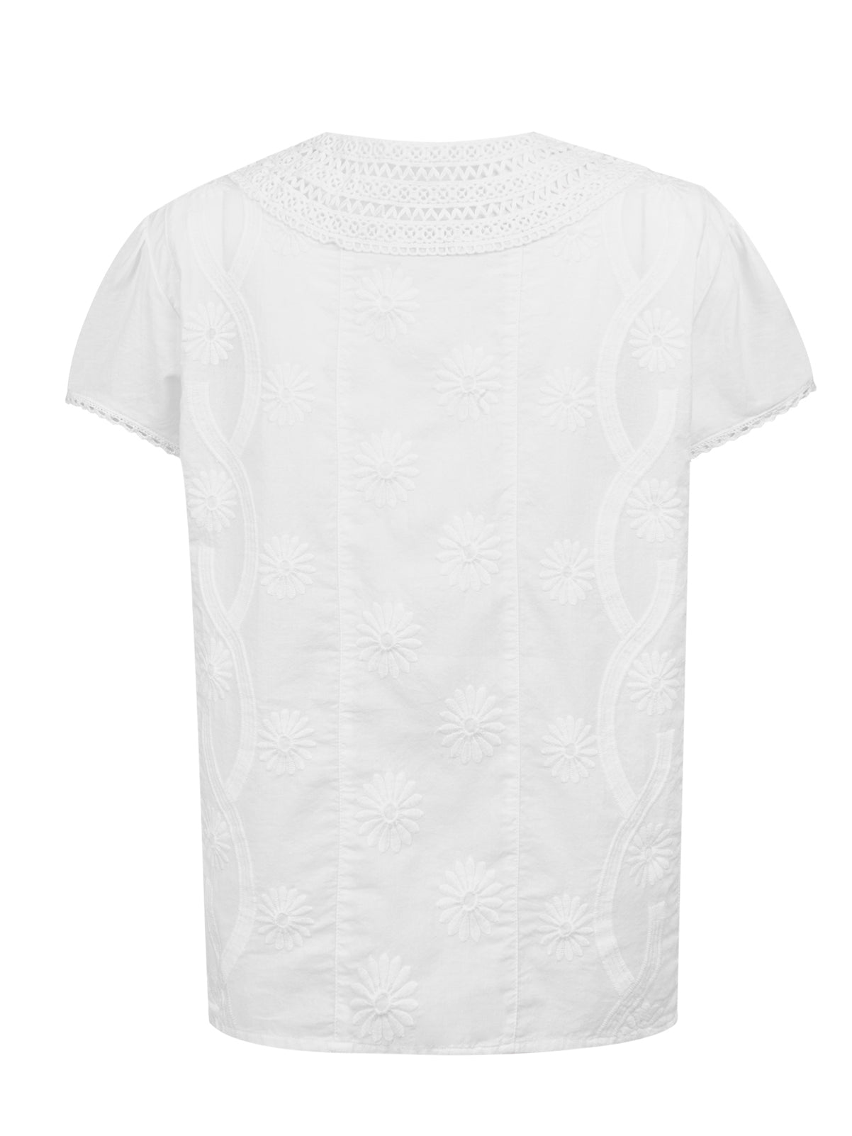 Blusa Algodón Orgánico Mujer Bali Blanco Rockford