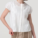 Blusa Algodón Orgánico Mujer Bali Blanco Rockford