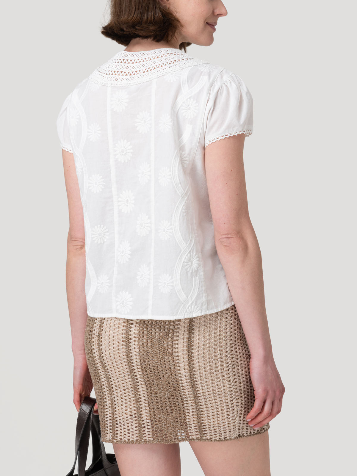 Blusa Algodón Orgánico Mujer Bali Blanco Rockford