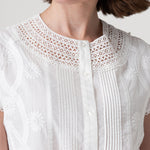 Blusa Algodón Orgánico Mujer Bali Blanco Rockford