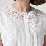 Blusa Algodón Orgánico Mujer Bali Blanco Rockford