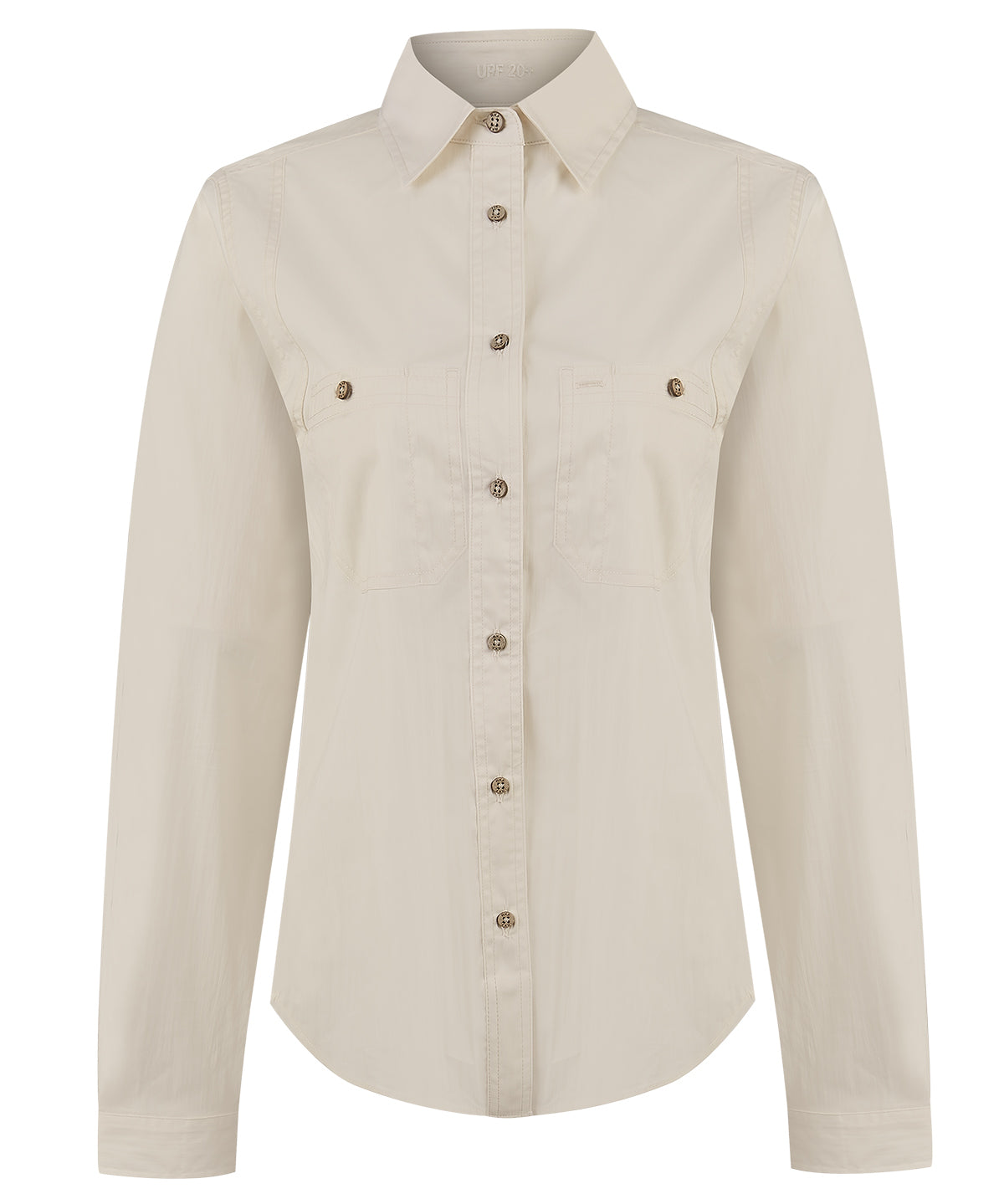 Blusa Algodón Orgánico Mujer Coop Beige Rockford
