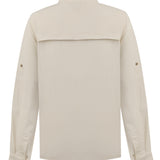 Blusa Algodón Orgánico Mujer Coop Beige Rockford