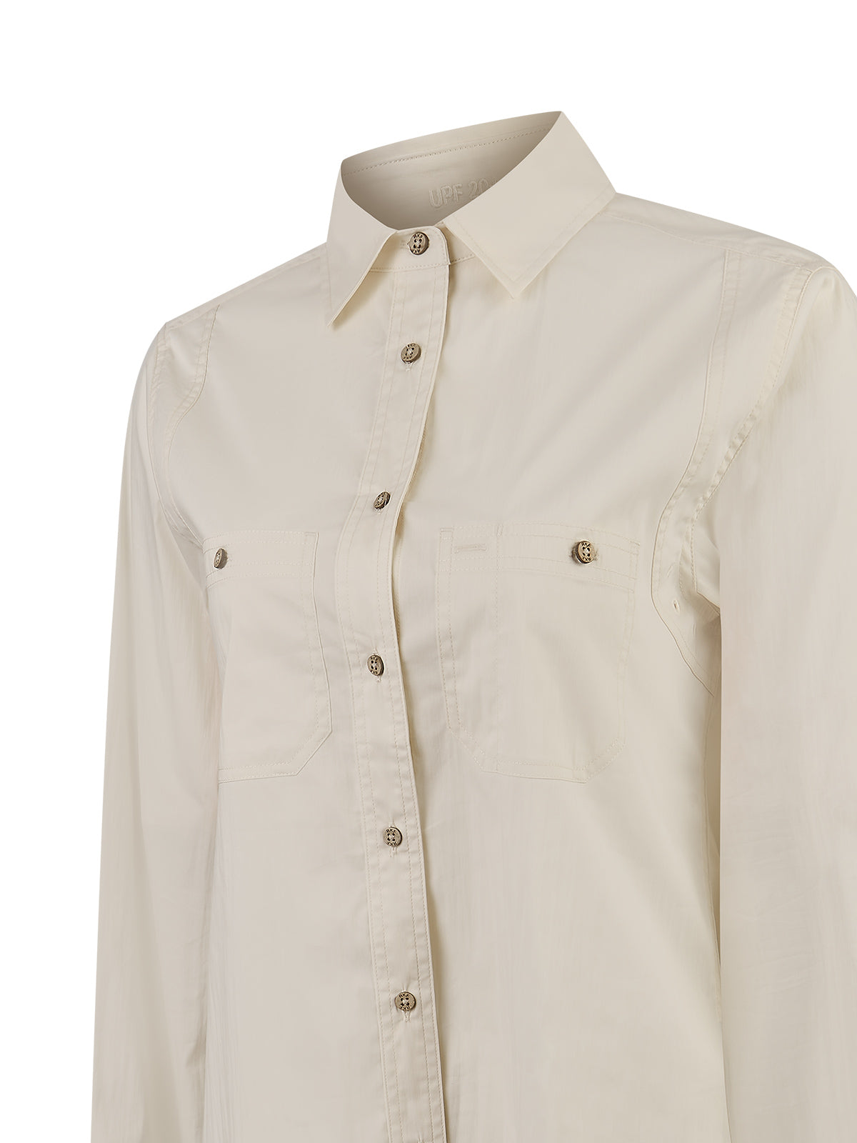 Blusa Algodón Orgánico Mujer Coop Beige Rockford