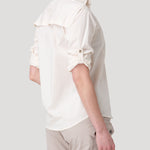 Blusa Algodón Orgánico Mujer Coop Beige Rockford